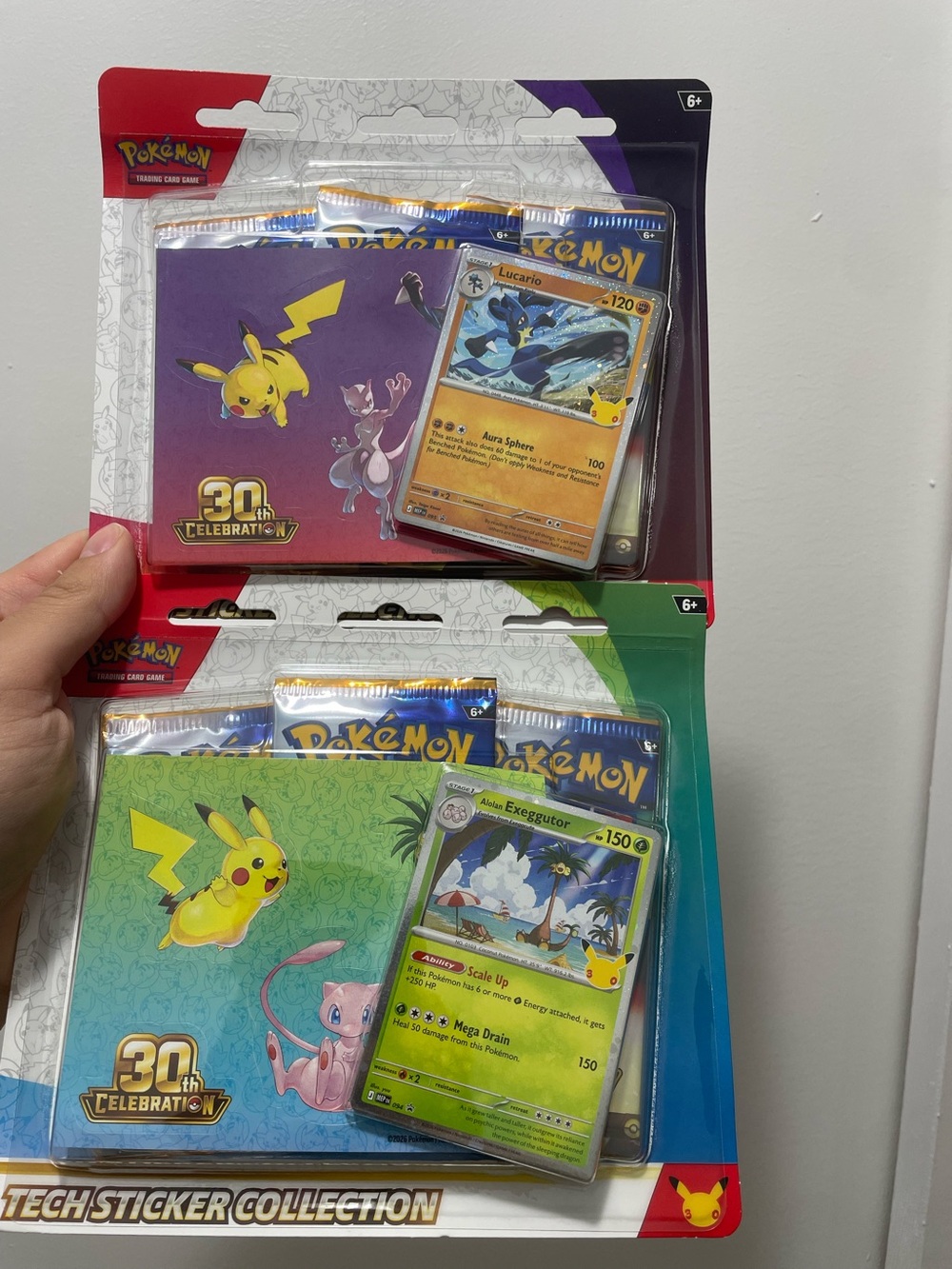 Pokemon TCG 30th Celebration - Tech Sticker Collection (Set of 2)